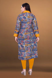 Mother designed beautiful printed dual