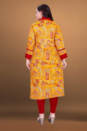 Mother designed beautiful printed dual