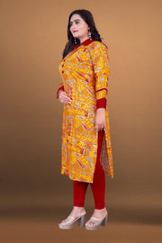 Mother designed beautiful printed dual