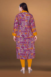 Mother designed beautiful printed dual