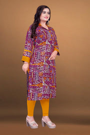 Mother designed beautiful printed dual