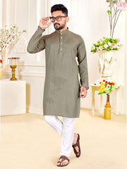 TWO TONE COTTON FABRIC WITH JARI LINING