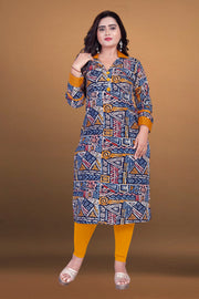 Mother designed beautiful printed dual