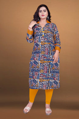 Mother designed beautiful printed dual