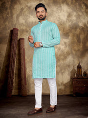 Festivals Special occasions pure lilen cotton jequard Fabric Mens Kurta with payjama