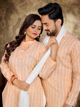 Kurti& Kurta Fabric*- Top - Pure linen cotton jequard fabric .