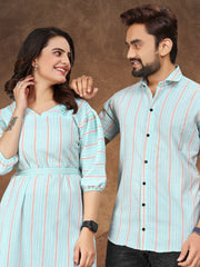 Mens Shirt & Female Tunic Combo for Festival Season*❤️